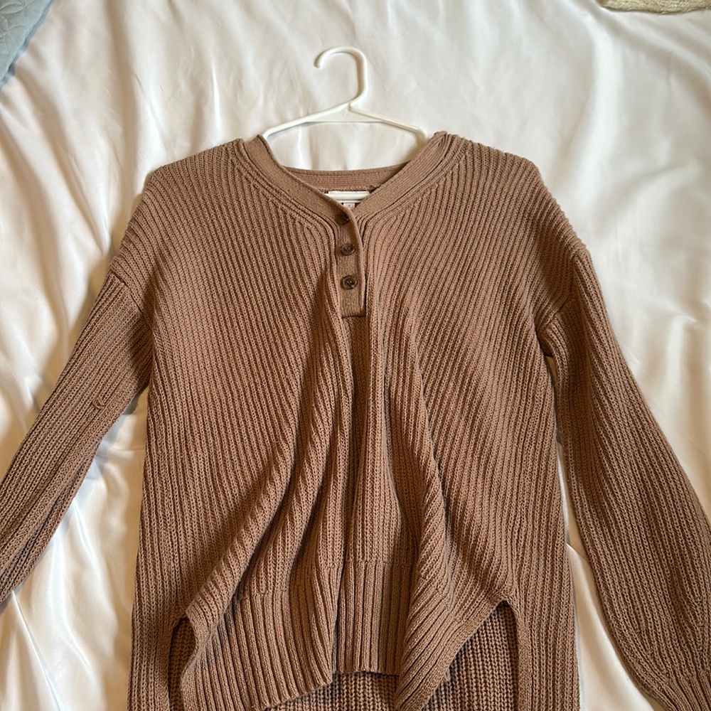 SO beige cardigan
